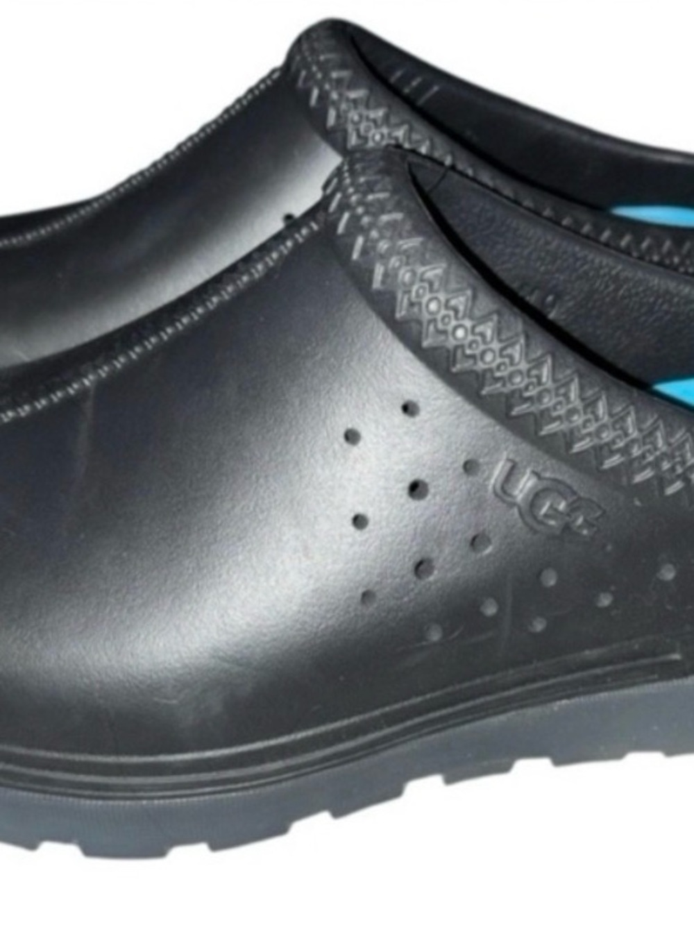 UGG Men’s Tasman Sport Black Slip-On Clog Breathable Perforations 11